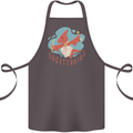 Sagittarius Dinosaur Pterosaurs Star Sign Cotton Apron 100% Organic Dark Grey