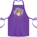 Sagittarius Dinosaur Pterosaurs Star Sign Cotton Apron 100% Organic Purple