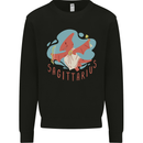 Sagittarius Dinosaur Pterosaurs Star Sign Kids Sweatshirt Jumper Black