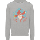 Sagittarius Dinosaur Pterosaurs Star Sign Kids Sweatshirt Jumper Sports Grey