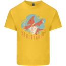 Sagittarius Dinosaur Pterosaurs Star Sign Kids T-Shirt Childrens Yellow