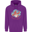 Sagittarius Dinosaur Pterosaurs Star Sign Mens 80% Cotton Hoodie Purple