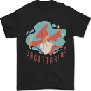 Sagittarius Dinosaur Pterosaurs Star Sign Mens T-Shirt 100% Cotton Black