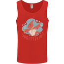Sagittarius Dinosaur Pterosaurs Star Sign Mens Vest Tank Top Red