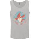 Sagittarius Dinosaur Pterosaurs Star Sign Mens Vest Tank Top Sports Grey