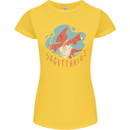 Sagittarius Dinosaur Pterosaurs Star Sign Womens Petite Cut T-Shirt Yellow