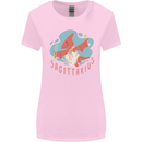 Sagittarius Dinosaur Pterosaurs Star Sign Womens Wider Cut T-Shirt Light Pink
