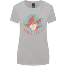 Sagittarius Dinosaur Pterosaurs Star Sign Womens Wider Cut T-Shirt Sports Grey