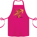Sagittarius Female Archer Star Sign Cotton Apron 100% Organic Pink
