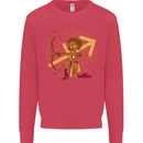 Sagittarius Female Archer Star Sign Kids Sweatshirt Jumper Heliconia