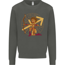 Sagittarius Female Archer Star Sign Kids Sweatshirt Jumper Storm Grey