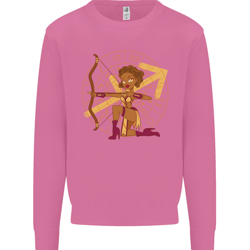 Sagittarius Female Archer Star Sign Mens Sweatshirt Jumper Azalea