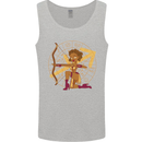Sagittarius Female Archer Star Sign Mens Vest Tank Top Sports Grey