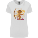 Sagittarius Female Archer Star Sign Womens Wider Cut T-Shirt White