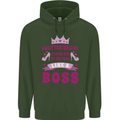 Sagittarius Girl Birthday 21st 30th 40th 50th Childrens Kids Hoodie Forest Green