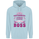 Sagittarius Girl Birthday 21st 30th 40th 50th Childrens Kids Hoodie Light Blue