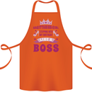 Sagittarius Girl Birthday 21st 30th 40th 50th Cotton Apron 100% Organic Orange