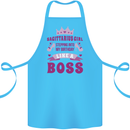 Sagittarius Girl Birthday 21st 30th 40th 50th Cotton Apron 100% Organic Turquoise