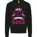 Sagittarius Girl Birthday 21st 30th 40th 50th Kids Sweatshirt Jumper Black