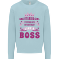 Sagittarius Girl Birthday 21st 30th 40th 50th Kids Sweatshirt Jumper Light Blue