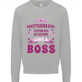 Sagittarius Girl Birthday 21st 30th 40th 50th Kids Sweatshirt Jumper Sports Grey