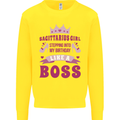 Sagittarius Girl Birthday 21st 30th 40th 50th Kids Sweatshirt Jumper Yellow