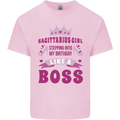 Sagittarius Girl Birthday 21st 30th 40th 50th Kids T-Shirt Childrens Light Pink
