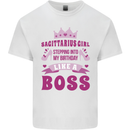 Sagittarius Girl Birthday 21st 30th 40th 50th Kids T-Shirt Childrens White