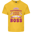 Sagittarius Girl Birthday 21st 30th 40th 50th Kids T-Shirt Childrens Yellow
