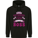Sagittarius Girl Birthday 21st 30th 40th 50th Mens 80% Cotton Hoodie Black