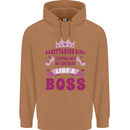 Sagittarius Girl Birthday 21st 30th 40th 50th Mens 80% Cotton Hoodie Caramel Latte