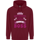 Sagittarius Girl Birthday 21st 30th 40th 50th Mens 80% Cotton Hoodie Maroon