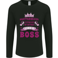 Sagittarius Girl Birthday 21st 30th 40th 50th Mens Long Sleeve T-Shirt Black
