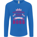 Sagittarius Girl Birthday 21st 30th 40th 50th Mens Long Sleeve T-Shirt Royal Blue