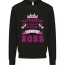 Sagittarius Girl Birthday 21st 30th 40th 50th Mens Sweatshirt Jumper Black