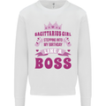 Sagittarius Girl Birthday 21st 30th 40th 50th Mens Sweatshirt Jumper White