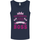 Sagittarius Girl Birthday 21st 30th 40th 50th Mens Vest Tank Top Navy Blue