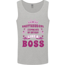 Sagittarius Girl Birthday 21st 30th 40th 50th Mens Vest Tank Top Sports Grey