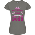 Sagittarius Girl Birthday 21st 30th 40th 50th Womens Petite Cut T-Shirt Charcoal