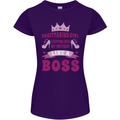 Sagittarius Girl Birthday 21st 30th 40th 50th Womens Petite Cut T-Shirt Purple