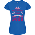 Sagittarius Girl Birthday 21st 30th 40th 50th Womens Petite Cut T-Shirt Royal Blue