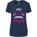 Sagittarius Girl Birthday 21st 30th 40th 50th Womens Wider Cut T-Shirt Navy Blue
