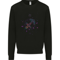 Sagittarius Star Sign Zodiac Astrological Kids Sweatshirt Jumper Black