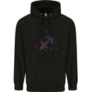 Sagittarius Star Sign Zodiac Astrological Mens 80% Cotton Hoodie Black
