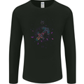 Sagittarius Star Sign Zodiac Astrological Mens Long Sleeve T-Shirt Black