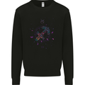 Sagittarius Star Sign Zodiac Astrological Mens Sweatshirt Jumper Black