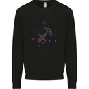 Sagittarius Star Sign Zodiac Astrological Mens Sweatshirt Jumper Black