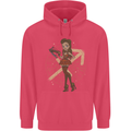 Sagittarius Steampunk Woman Star Sign Childrens Kids Hoodie Heliconia