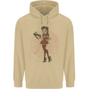 Sagittarius Steampunk Woman Star Sign Mens 80% Cotton Hoodie Sand