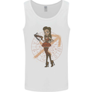 Sagittarius Steampunk Woman Star Sign Mens Vest Tank Top White